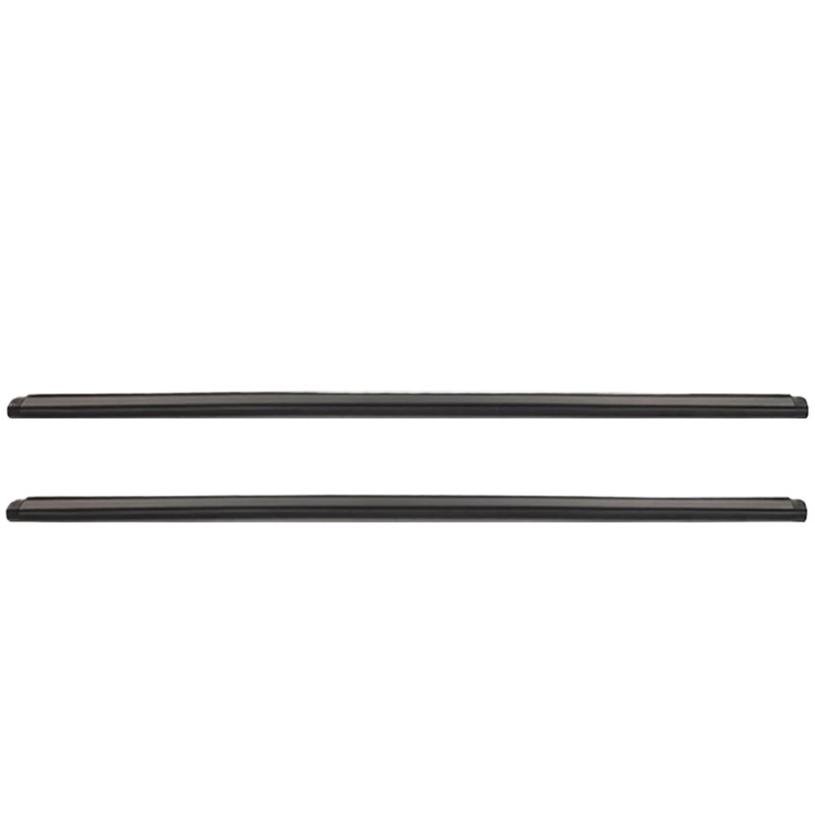 Relingträger Für DIY Schwarz Und Silber Länge 120 cm 130 cm 140 cm Autodachträger Laststange Aluminium Universal Wing Bar Materialien Dach Gepäck Rack(Black 130cm -8cm) von DELORM