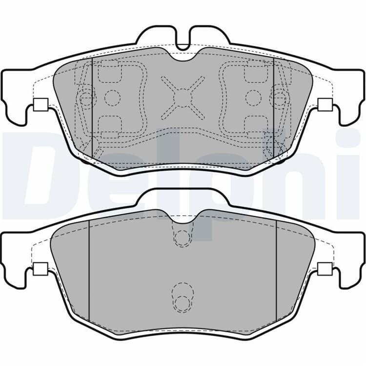 Delphi Bremsbel?ge hinten Renault Latitude von DELPHI