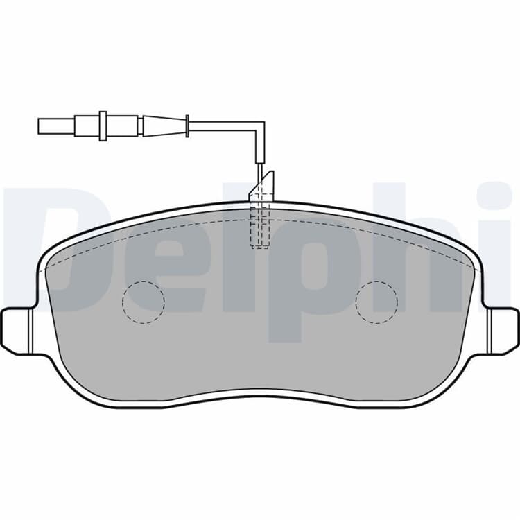 Delphi Bremsbel?ge vorne Citroen Fiat Lancia Peugeot von DELPHI