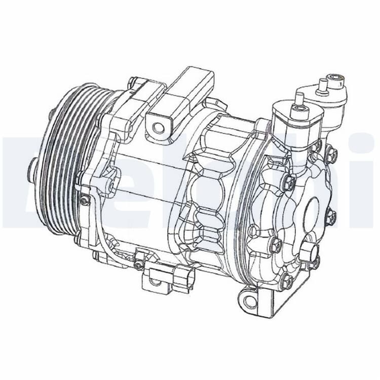 Delphi Klimakompressor Ford Transit von DELPHI