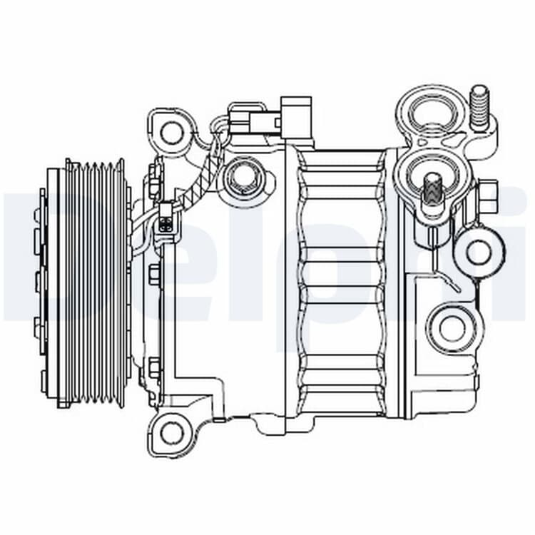 Delphi Klimakompressor Ford Volvo von DELPHI