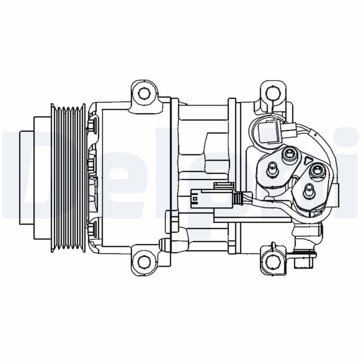 Delphi Klimakompressor Mercedes A-Klasse B-Klasse von DELPHI