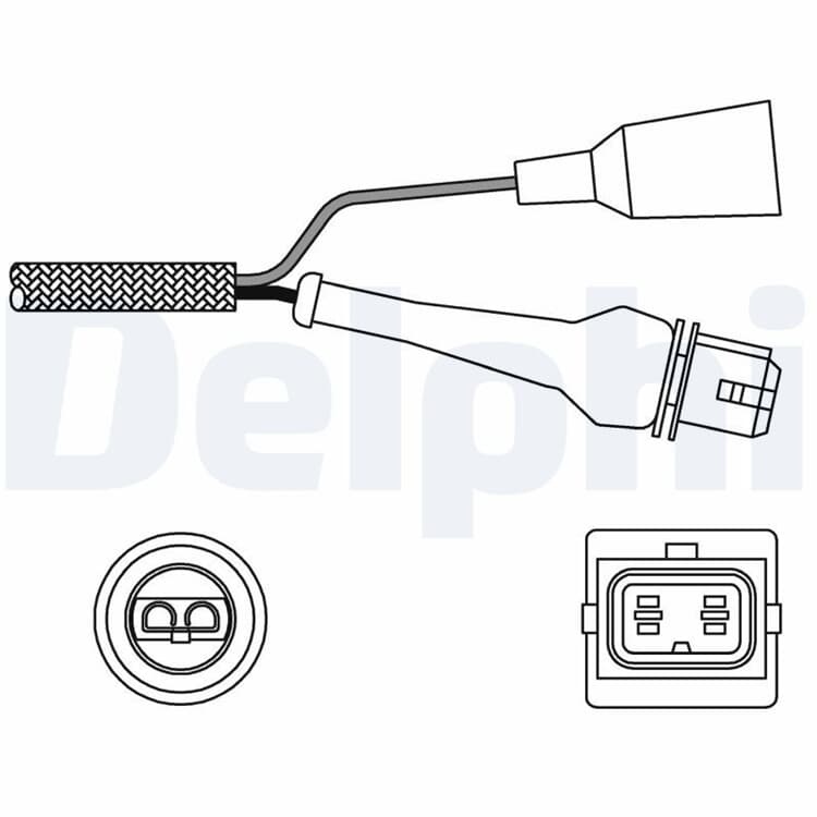 Delphi Lambdasonde Audi Chrysler Dodge Peugeot Renault VW YUGO von DELPHI