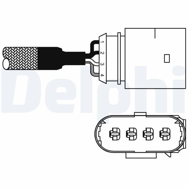 Delphi Lambdasonde Audi Seat Skoda VW von DELPHI