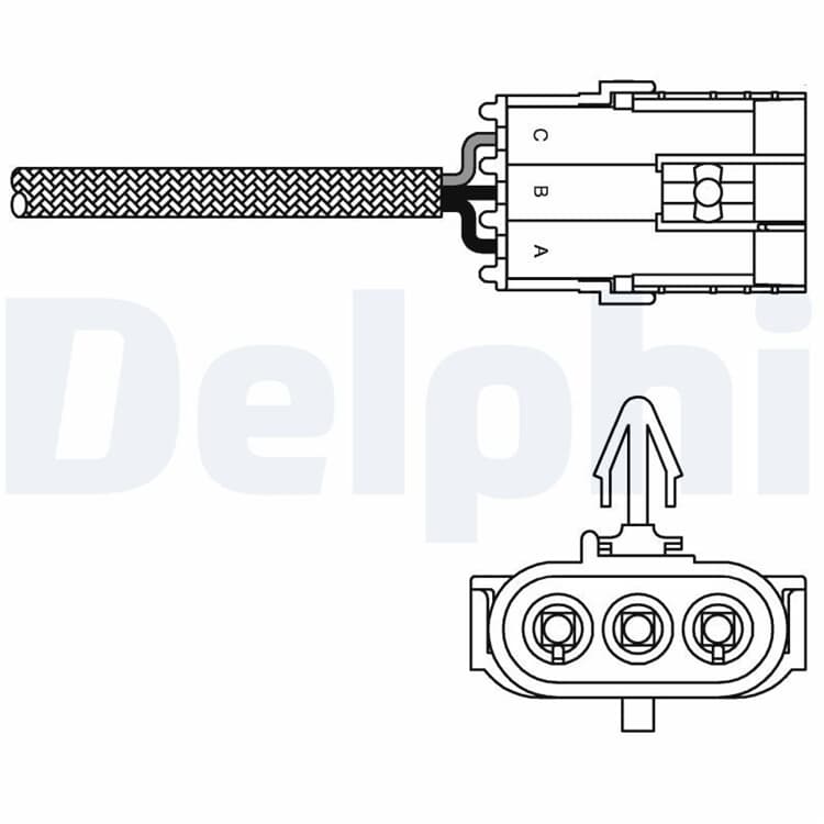 Delphi Lambdasonde Renault 19 Clio von DELPHI