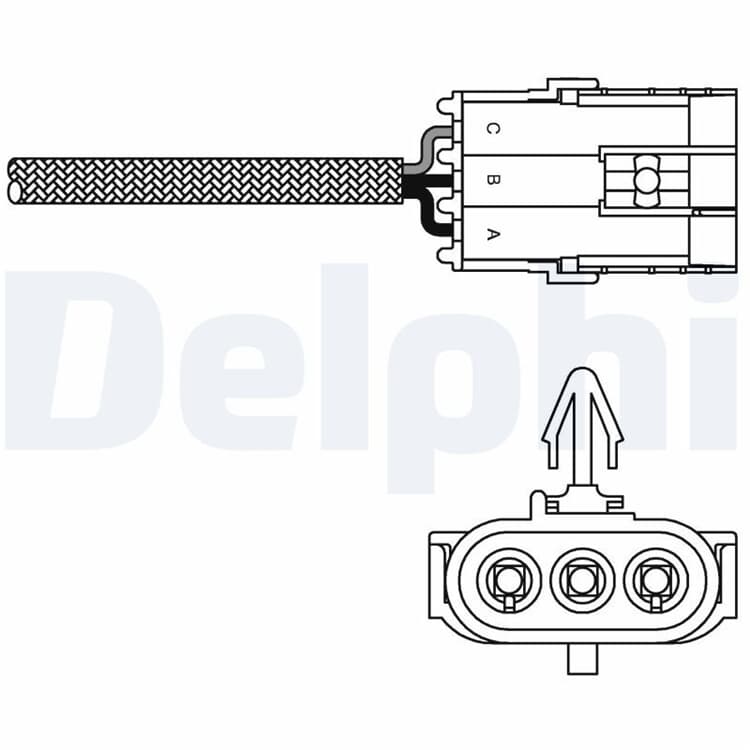 Delphi Lambdasonde Renault Clio Kangoo Twingo von DELPHI