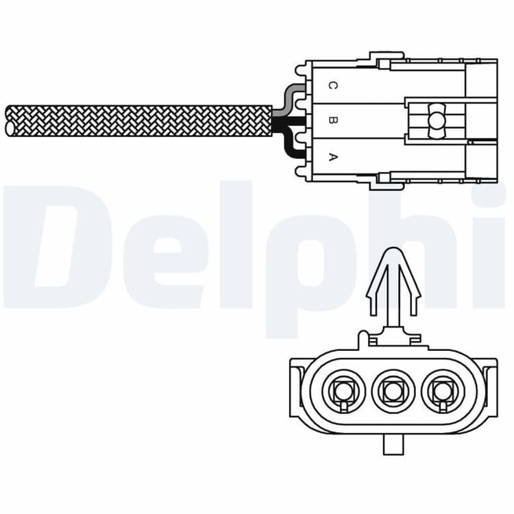 Delphi Lambdasonde Renault Clio Kangoo von DELPHI