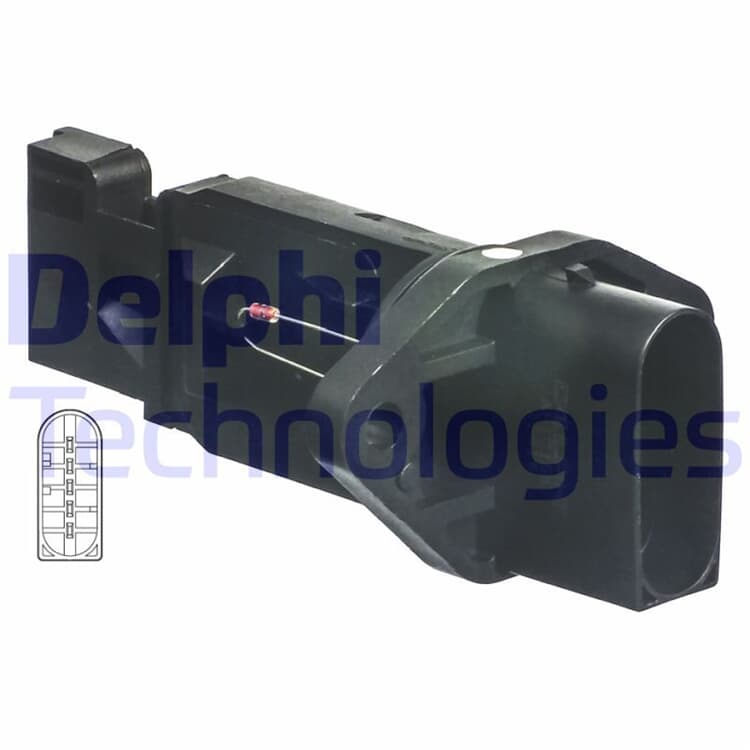 Delphi Luftmassenmesser Audi BMW Land Rover Seat Skoda VW von DELPHI