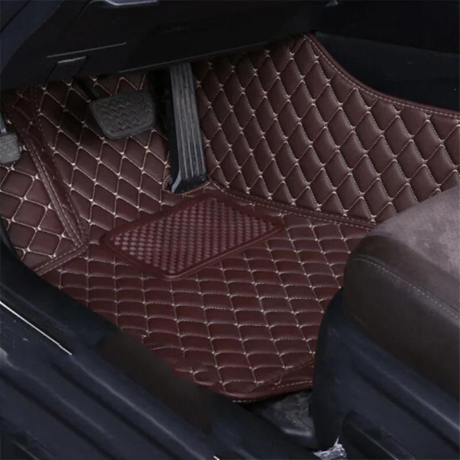 Fußmatten Auto Kompatibel Mit Mitsubishi Für Outlander 2023 Custom 5 Sitze Auto Fußmatten Teppiche Auto Innenausstattung Ersatzzubehör Fußteppiche(11) von DELURA