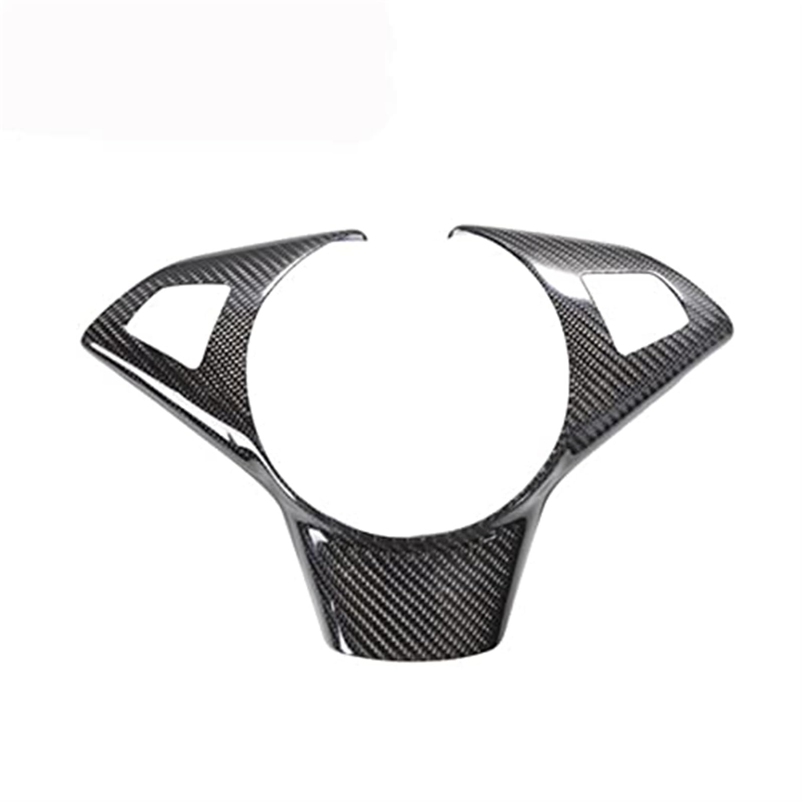 DEMULAX, for, E60 M5 Autozubehör M5 E60 Real Carbon Fiber Innenlenkradverkleidung Griff Dekoration Aufkleberabdeckung Lenkraddekoration von DEMULAX