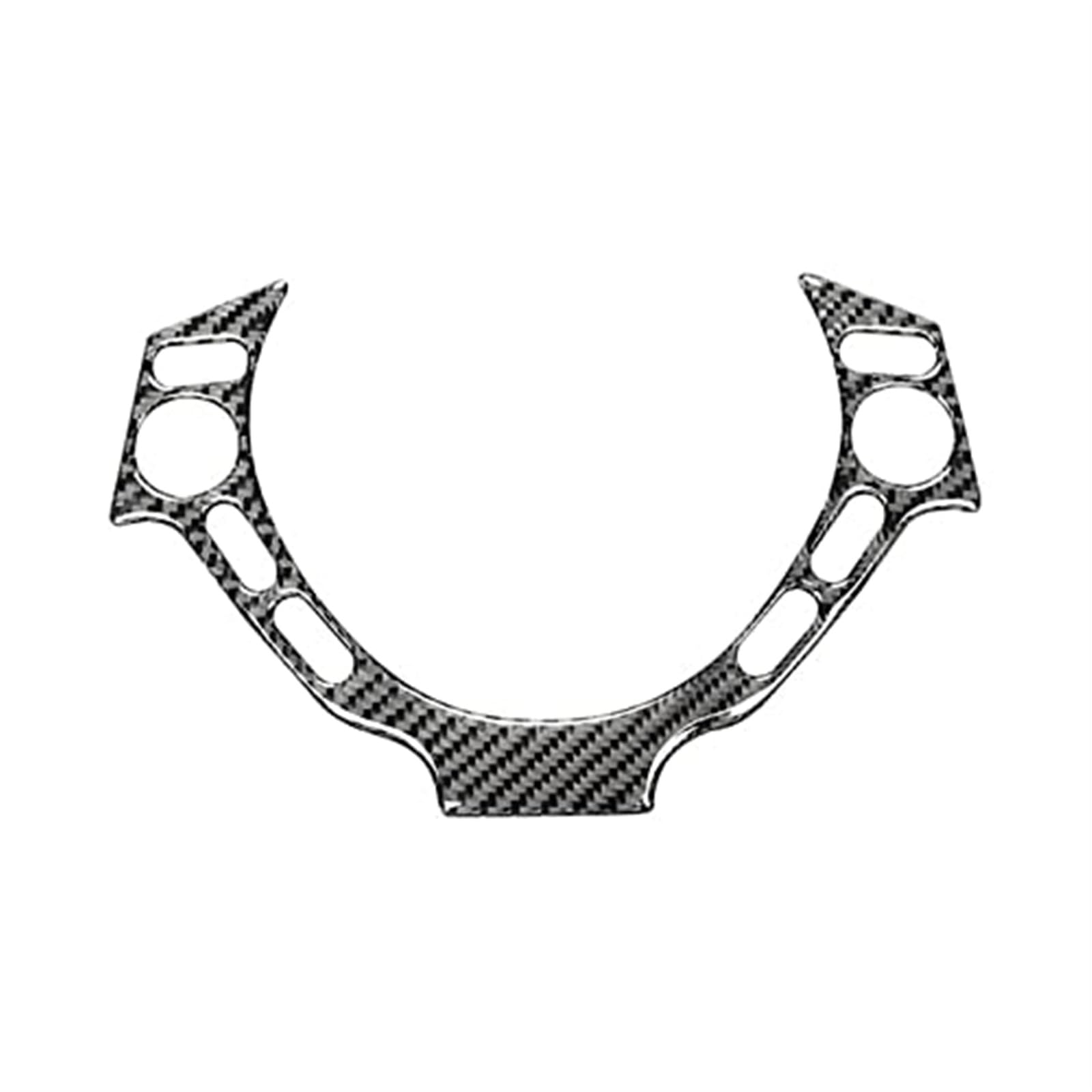 DEMULAX, for Nissan, GTR R35 2009–2015, Kohlefaser, Auto-Lenkrad-Knopfabdeckung, Zierrahmen, Innenzubehör Lenkraddekoration von DEMULAX