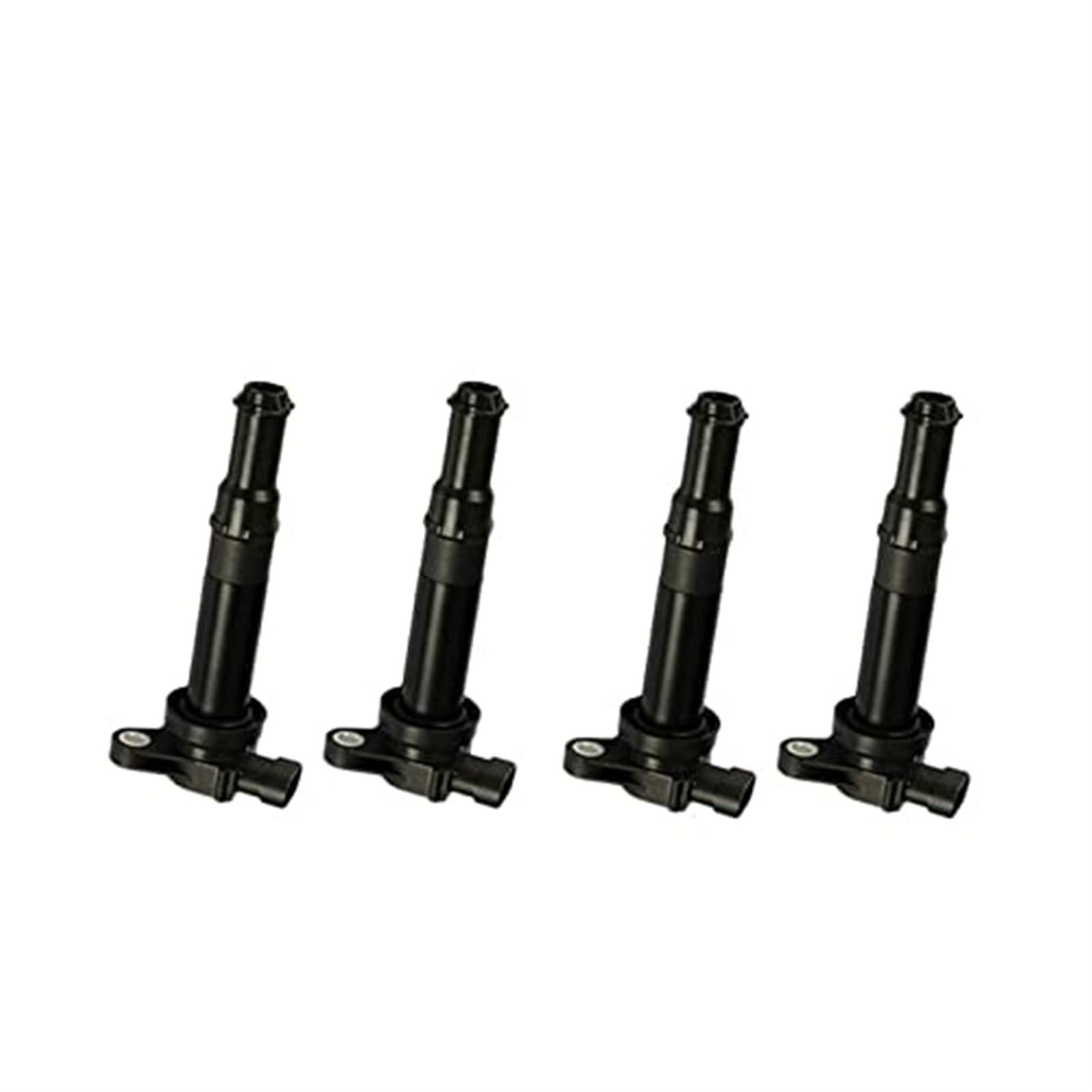 DEMULAX 1/4Pcs 27301-3E100 Zündspule, for Hyundai, 2007-2009 Santa Fe Sonata Optima 2,7 L V6 273013E10 0 27301 3E100 Auto Zubehör Zündspule(Black 4pcs) von DEMULAX