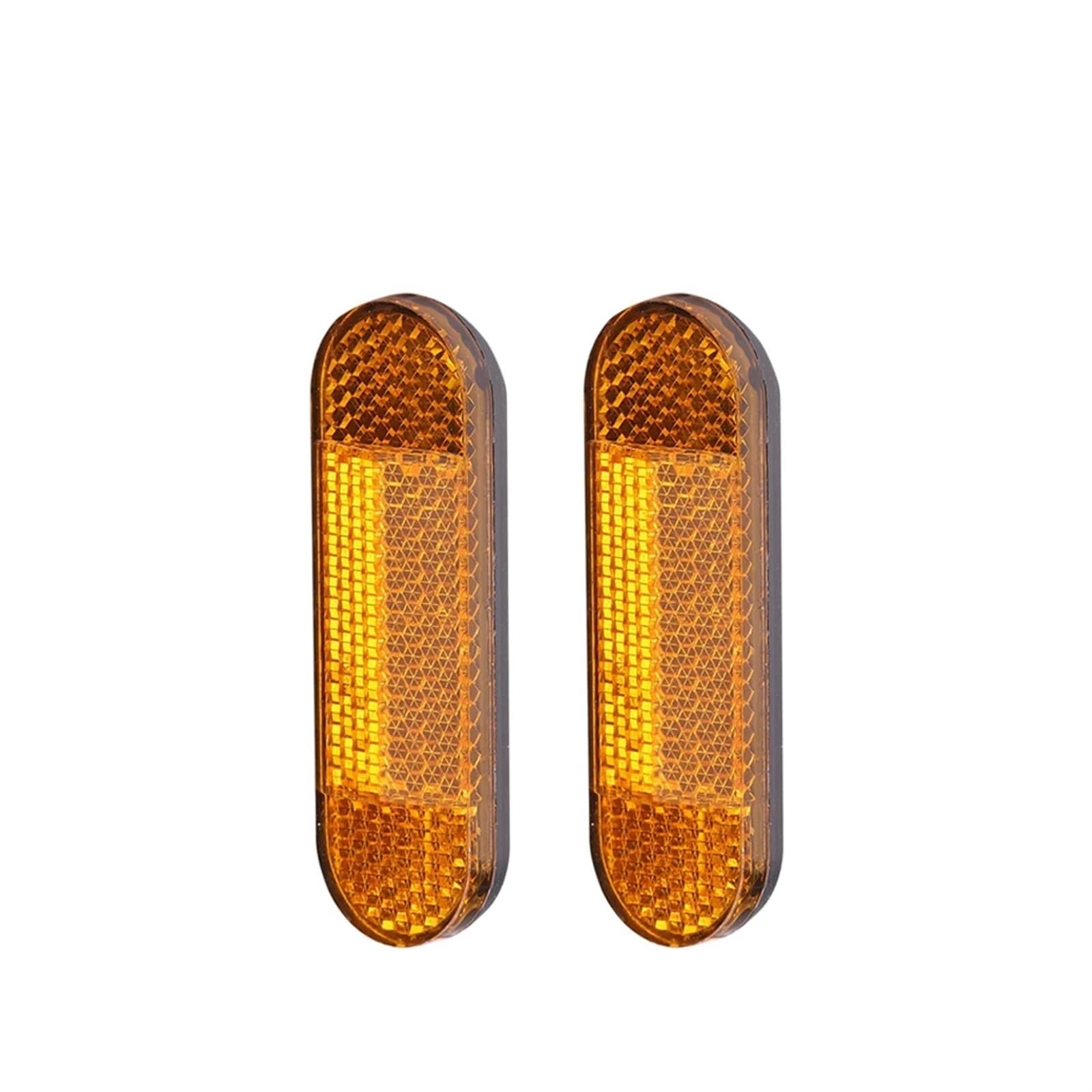 DEMULAX 1-10 Stück Radabdeckung Schutzschale, for Xiaomi, M365 Elektroroller Vorne Hinten Sicherheitsreflexrohr Nachtreflektor Scooter Reflektierende Abdeckung für Elektroroller(2pc Wheel Cover) von DEMULAX