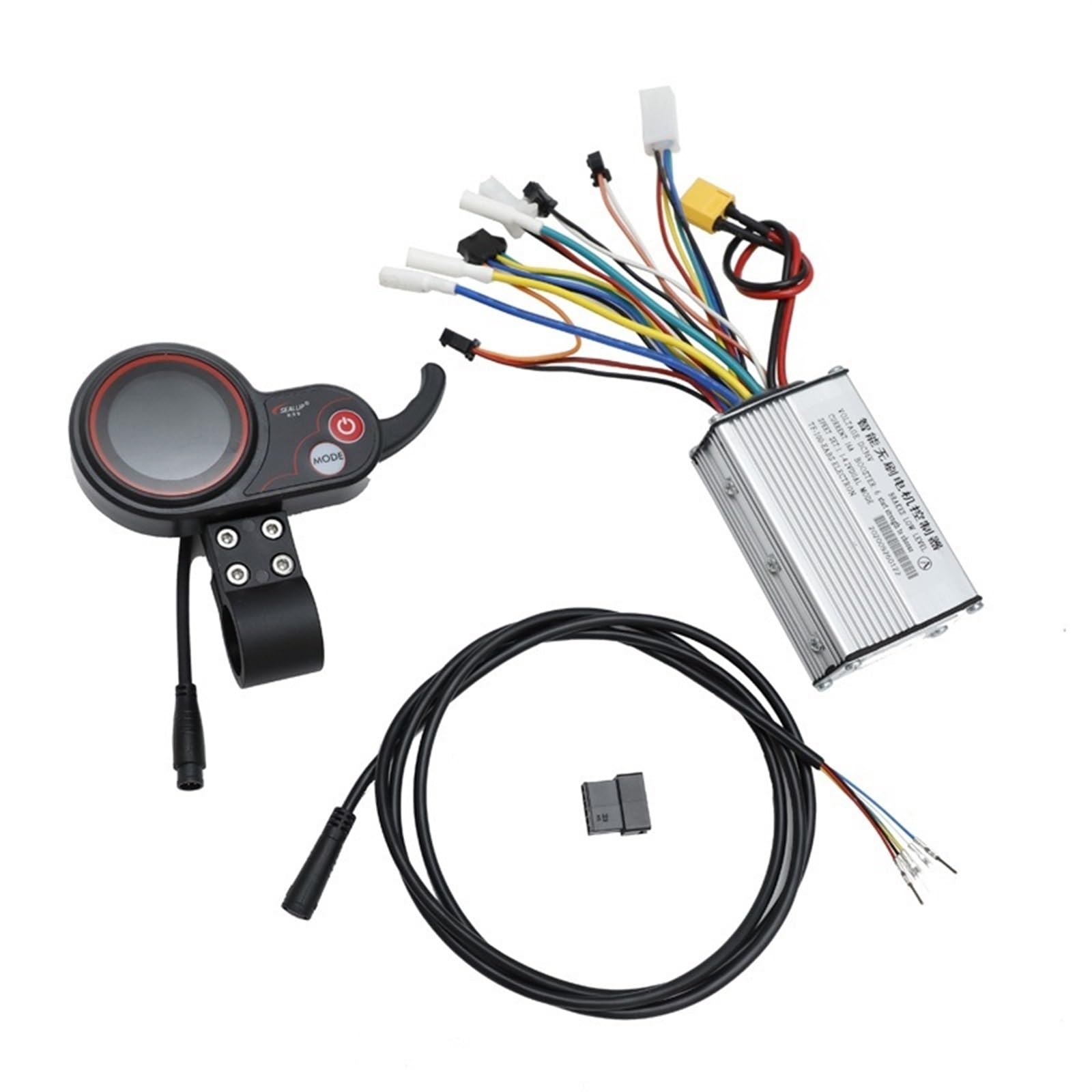 DEMULAX 10 Zoll, for Kugoo, M4 Scoote 36V/48V Elektroroller Motorsteuerung Intelligente bürstenlose Motorsteuerung Instrumentenanzeige Armaturenbrett für Elektroroller(6pin 36V B a Set) von DEMULAX