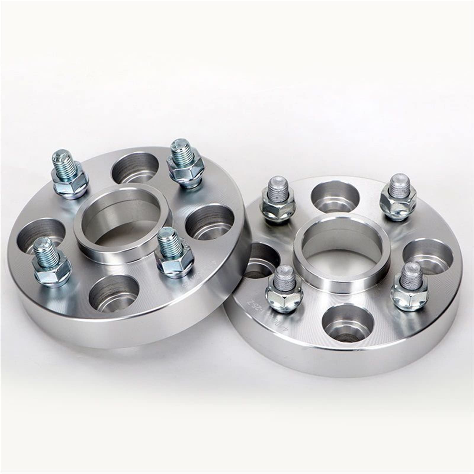 DEMULAX 2 4 stück 15 20 25 30 35mm PCD 4x10 0 54,1mm Rad Spacer Adapter, for Subaru, Chiffon Dias Wagon Stella Lucra M12xP 1,25 c Adapter für Auto-Radabstandshalter(2PCS 20mm Silver) von DEMULAX