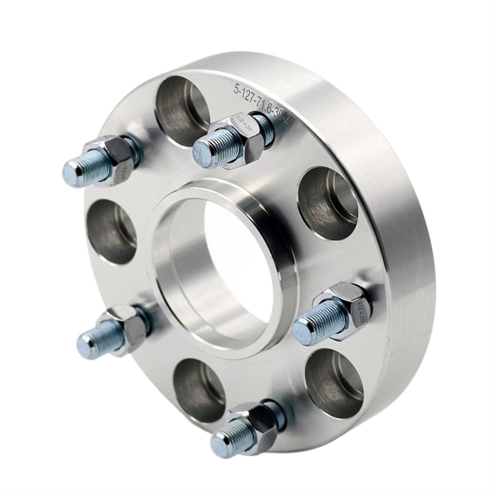 DEMULAX 2 4 stück 15 20 25 30mm 5x108 CB: 63,4mm Aluminium Rad Spacer Adapter 5 Lug, for VOLVO, Universal Serie Spurverbreiterungen für Autos(2PCS 25mm Silver) von DEMULAX