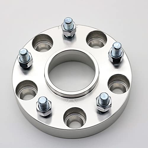 DEMULAX 2 4-teilig 15 20 25 30 35 mm Spurverbreiterung Adapter 5x114,3 66,1 mm, for NISSAN, 350Z 370Z GTR Maxima Altima Fuga Leaf Maxima Bluebird Spurverbreiterungen für Autos(2PCS 30mm) von DEMULAX