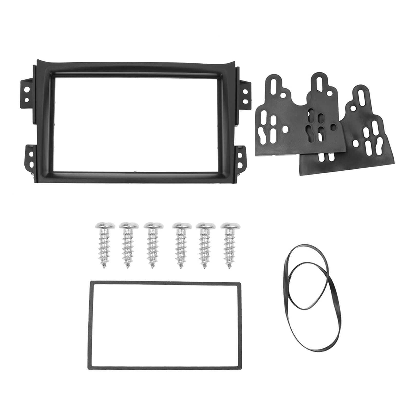 DEMULAX 2-DIN-DVD-Audio-Front-Surround-Rahmenblende, for Suzuki, Splash 2008 bis 2014 Fahrzeug-Radio-Verkleidungsset(178mmX100mm) von DEMULAX