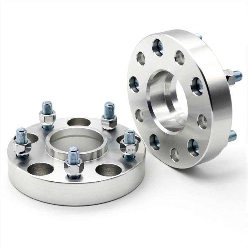 DEMULAX 2 STÜCKE PCD 5x108 CB 65,1mm Spurverbreiterung Adapter 5 Lug, for VOLVO, Serie 240 700 850 960 C70 S60 S70 S80 S90 V70 XC70 Spurverbreiterungen für Autos(2PCS 30mm Silver) von DEMULAX