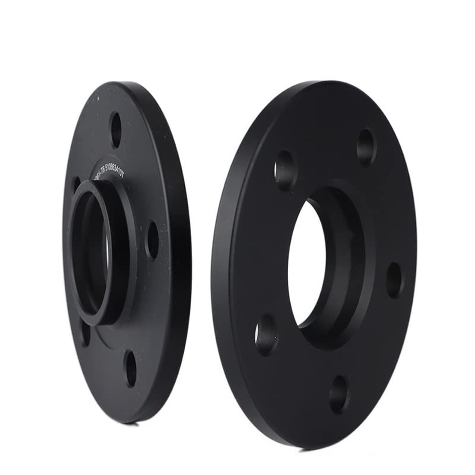 DEMULAX 2 Stück 10/12/15 mm Spurverbreiterungsadapter PCD 5 x 114,3 CB 64,1 mm Anzug, for 5 Lugs Universal Series Car Spurverbreiterungen für Autos(BLACK 2pcs 5mm Black) von DEMULAX