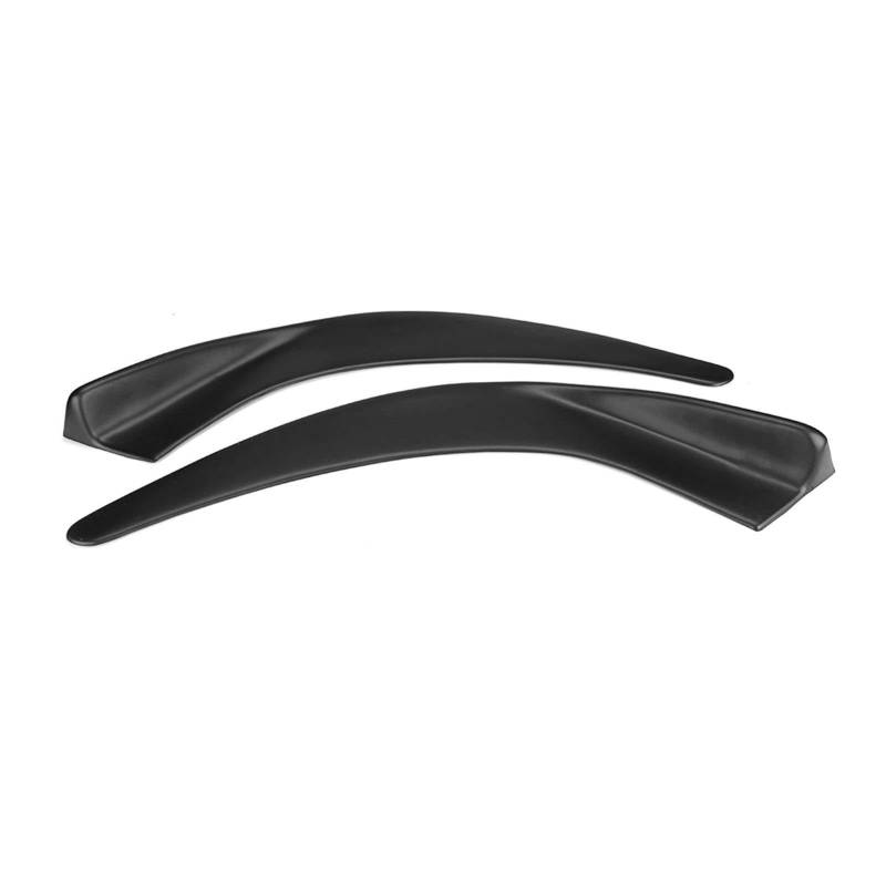 DEMULAX 2 Stücke Universal Auto SUV Vorne Deflektor Spoiler Splitter Diffusor Stoßstange Canard Lip Body Schaufeln Stoßstange Splitter Stoßstangenspoiler von DEMULAX