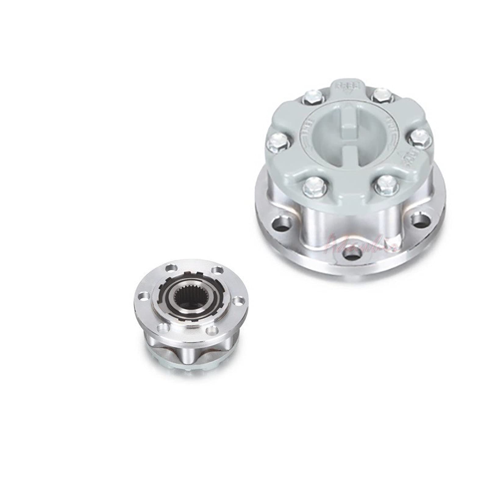 DEMULAX 2 stück Freies Rad Locking Hubs, for Mitsubishi, Pajero Triton L200 4x4 Montero 1990-2000 B011 MD886389 Auto-Freilauf-Sperrnabe von DEMULAX