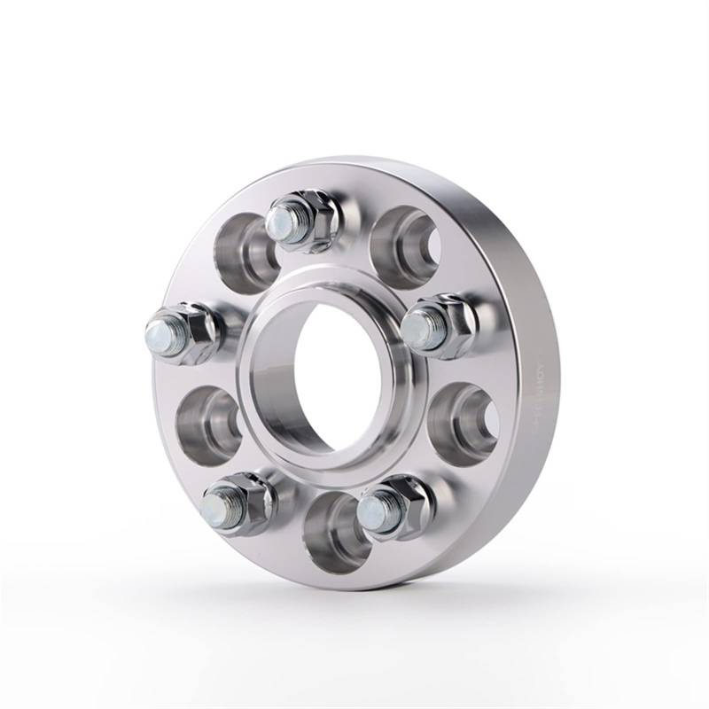 DEMULAX 2 stück PCD 5x114,3 PCD CB 71,6 Mm Rad Spacer Adapter, for Jeep, Wrangler Cherokee Liberty, for Chrysler, Geschmiedet Aluminium Legierung Spurverbreiterungen für Autos(2PC silver-15mm) von DEMULAX