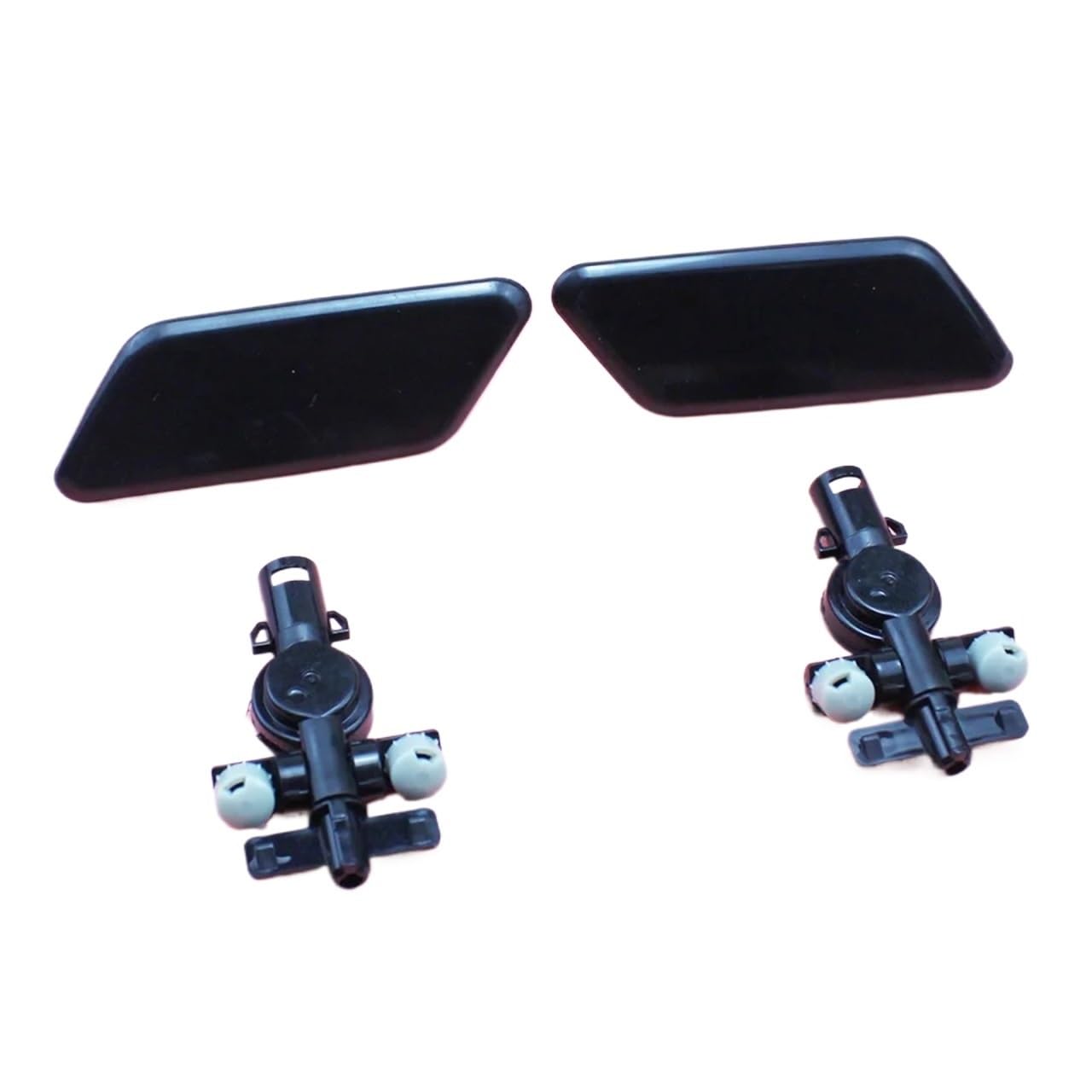 DEMULAX 2PCS, for Subaru, for Outback 2010-2012 Front Stoßstange Scheinwerfer Waschmaschine Spray Düse Abdeckung 86636AJ060 86636AJ050 Scheinwerfer-Waschanlagendeckel von DEMULAX