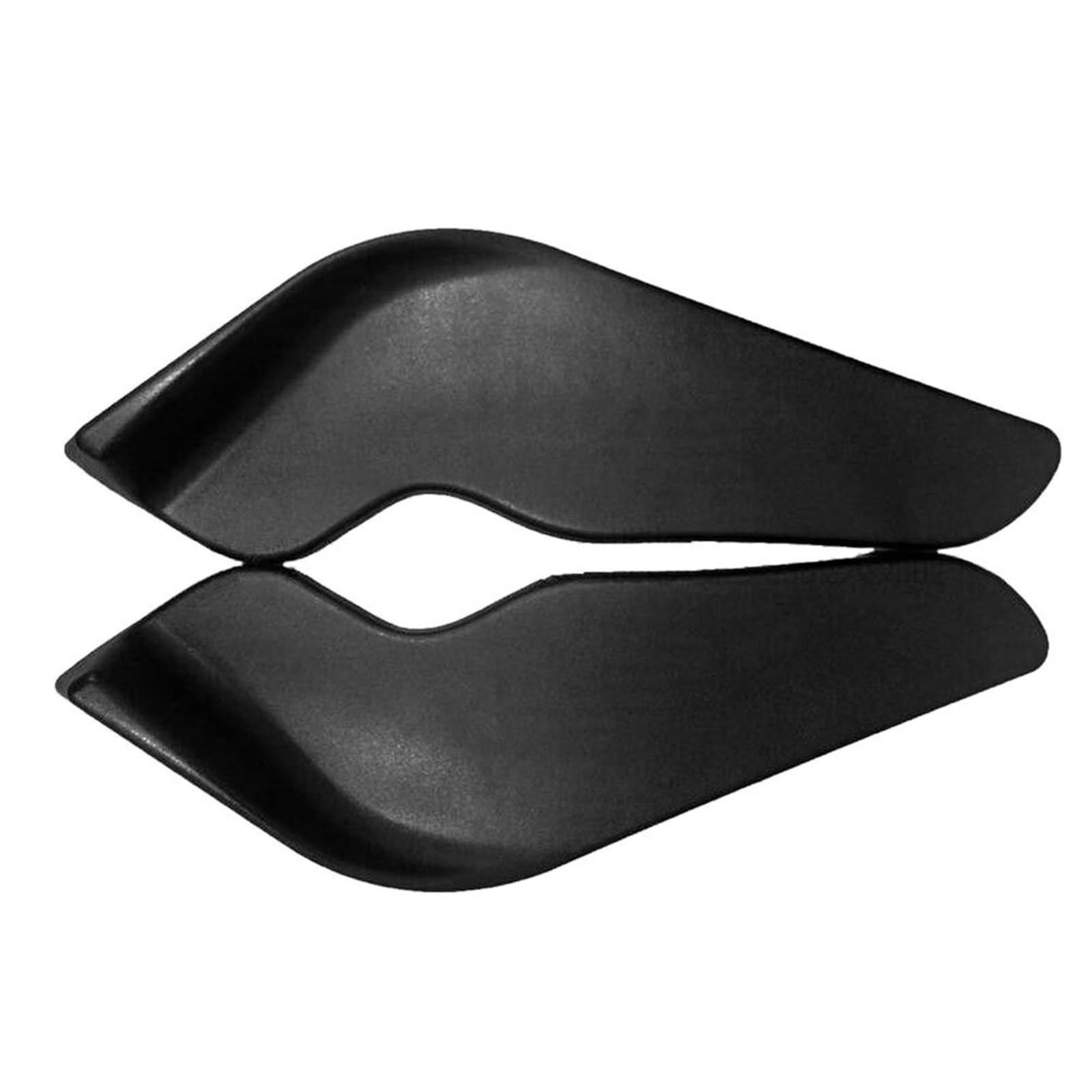 DEMULAX 2Pcs ABS Universal Fahrzeug Auto Vorderen Stoßfänger Lip Spoiler Splitter Scratch Protector Stoßstangenspoiler von DEMULAX