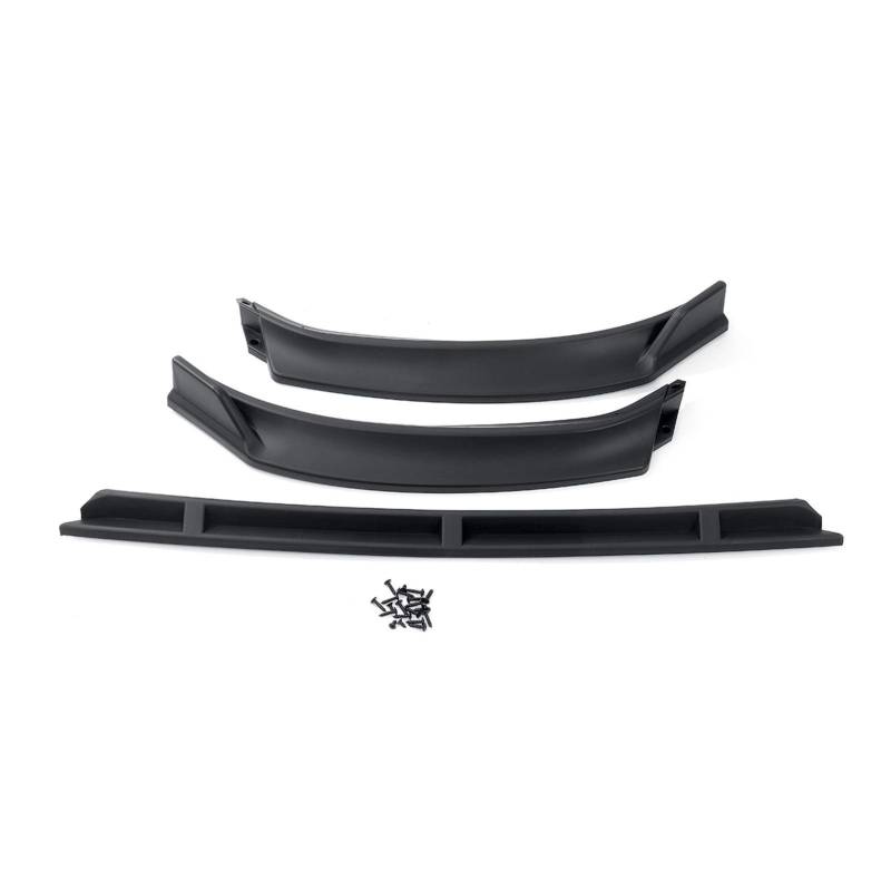 DEMULAX 3-teiliges Auto-Frontstoßstangen-Splitter-Spoiler-Diffusor-Deflektorlippen Mattschwarz, for VW, for Golf, MK7 2014-2017 Stoßstangenspoiler von DEMULAX