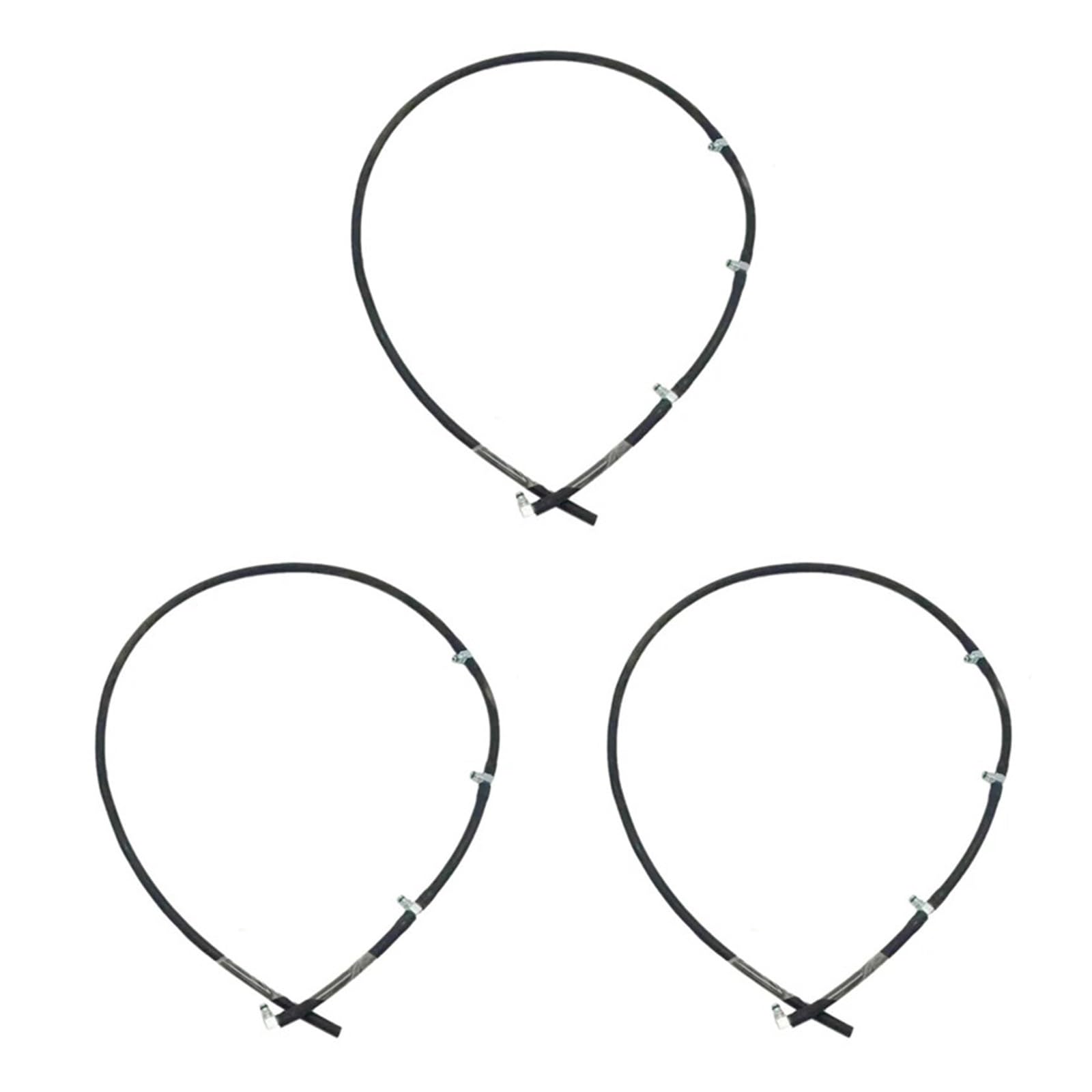 DEMULAX 3X Kraftstoffrücklaufrohr, Kraftstoffeinspritzventil-Leckschlauch, for Hyundai, 31471-4A440 314714A440 Kraftstoffrücklaufleitung für Autos von DEMULAX