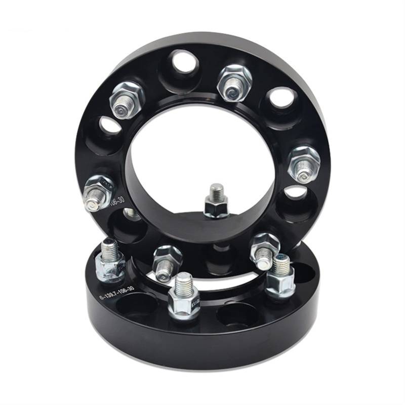 DEMULAX 4 STÜCKE Aluminium 6x139,7 CB106mm Spurverbreiterung Adapter 30mm Meisten Spurverbreiterungen für Autos von DEMULAX