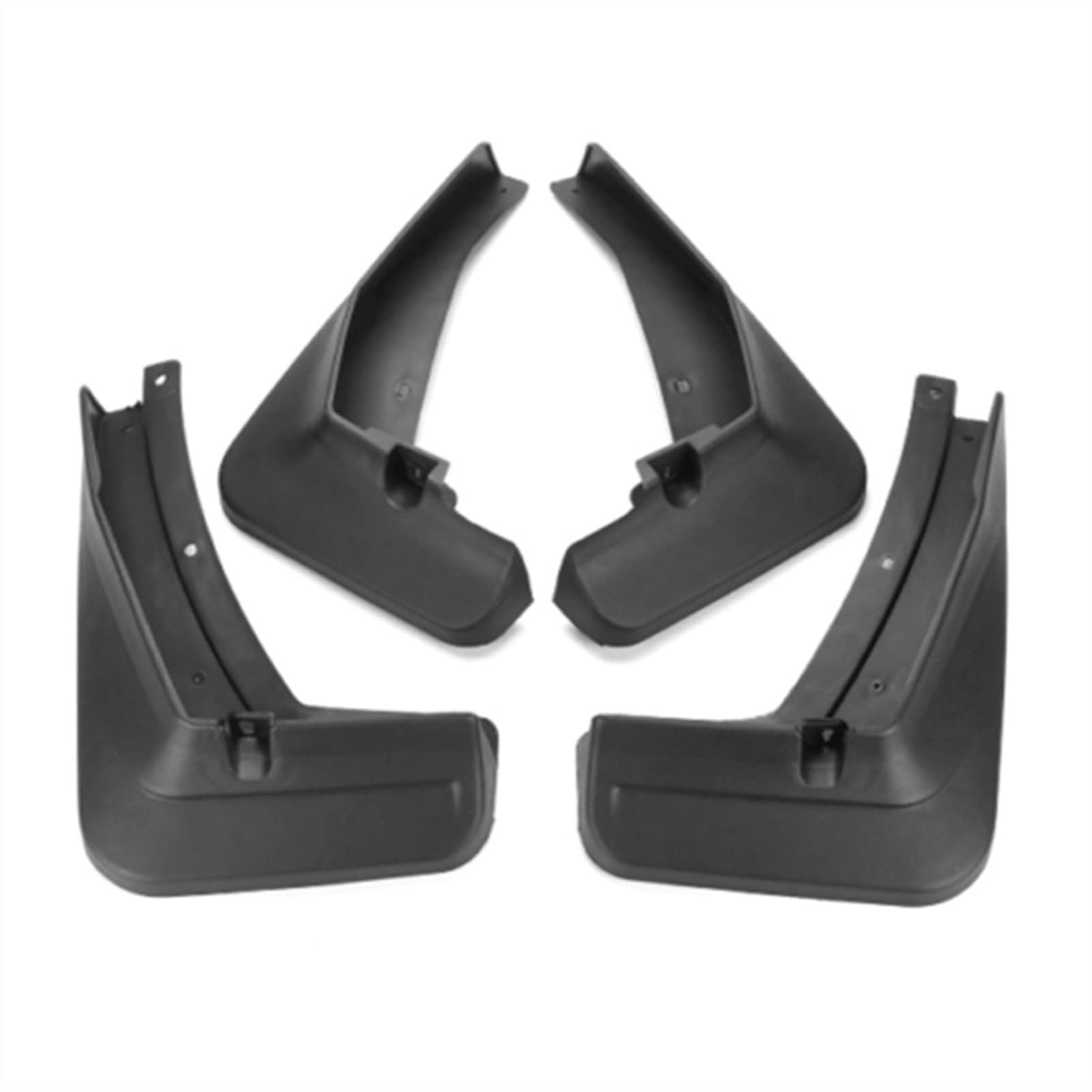 DEMULAX 4-teiliges Auto-Schmutzfänger-Set, for VW, for Tiguan, 2 MK2 Zweite Generation 2016 2017 2018 Schmutzfänger-Zubehör Kotflügel-Spritzschutz Schmutzfänger von DEMULAX