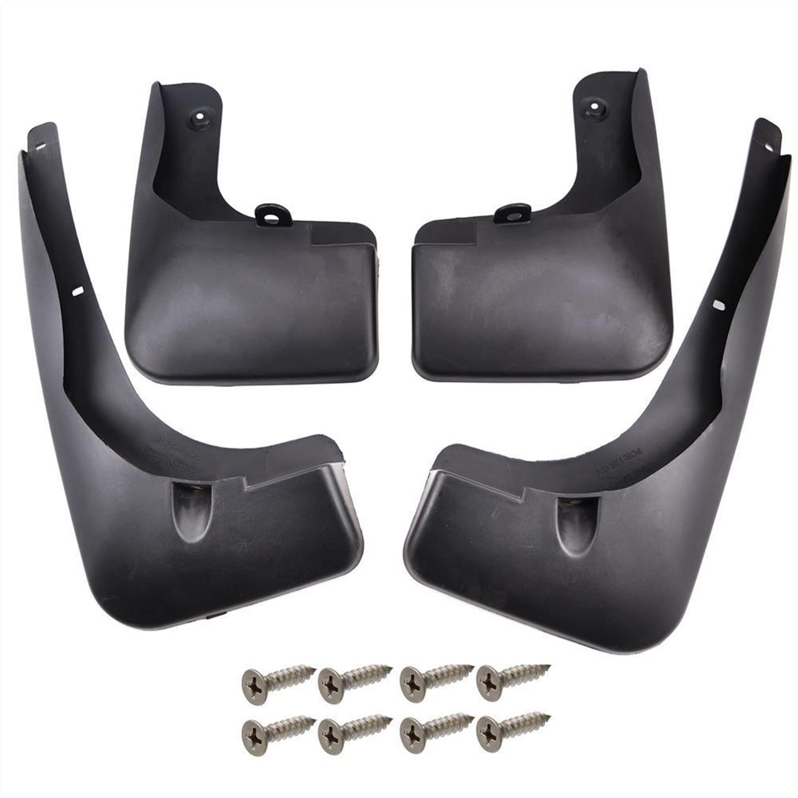 DEMULAX 4-teiliges Set aus geformten Auto-Schmutzfängern, for Toyota, for RAV4, XA40 2013 2014 2015 Schmutzfänger, Spritzschutz, Kotflügel, Styling vorn hinten Schmutzfänger von DEMULAX