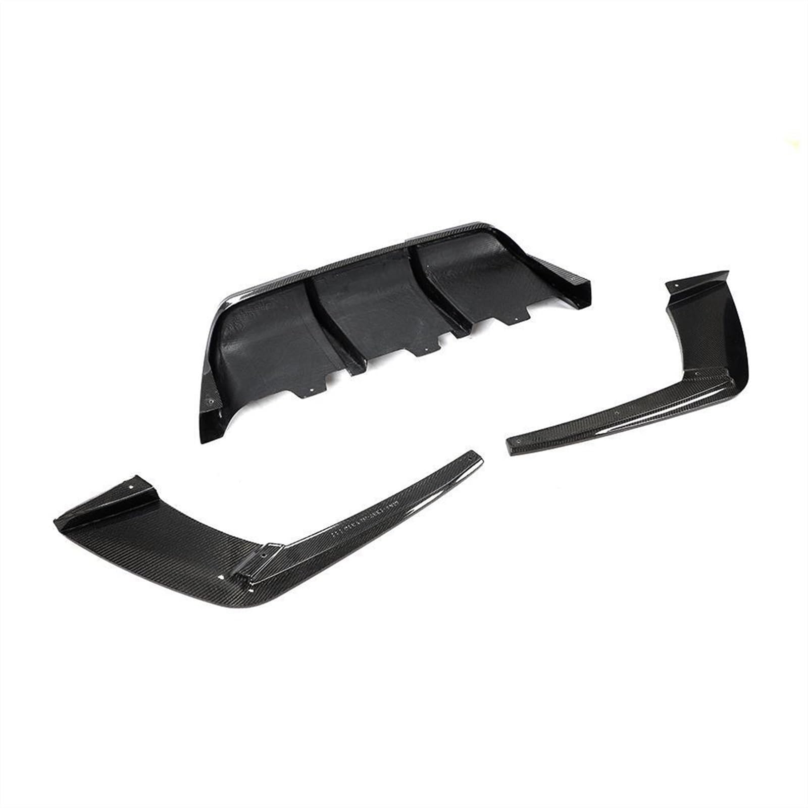 DEMULAX 6er-Serie Auto-Heckstoßstangen-Diffusorlippe, for, for F06 F12 F13 M6 2012-2016 640i 650i Heckstoßstangen-Diffusor-Lippenspoiler aus Kohlefaser Fahrzeug-Heckspoiler von DEMULAX