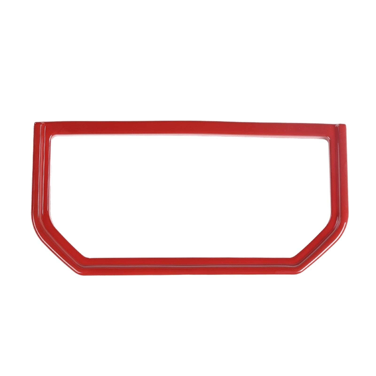 DEMULAX ABS Autoinnenraum Armlehne Box Getränkehalter Dekoration Ringabdeckung Zieraufkleber, for Ford, for F-150, 2016 Up Autozubehör Styling AC-Lüftungsdekoration(Red) von DEMULAX