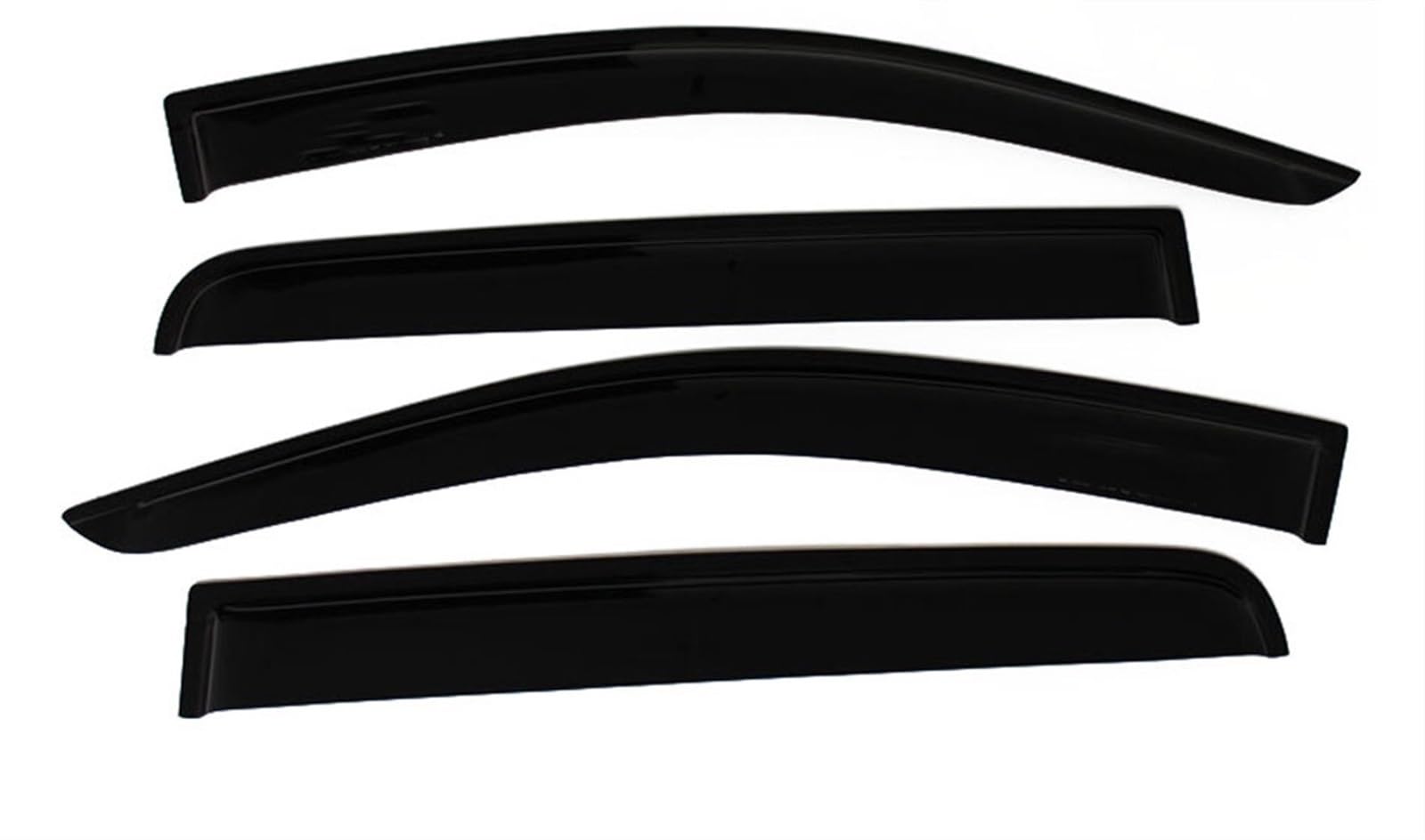 DEMULAX ABS-Fenstervisier-Windabweiser, for Ford, for Ranger Wildtrak T6 T7 2012–2019, Doppelkabine Windabweiser für Seitenfenster von DEMULAX