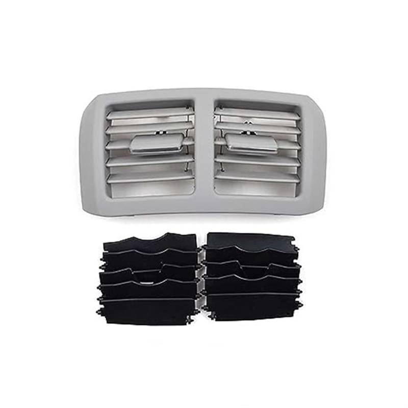 DEMULAX AC Vent Panel Cover Auto links rechts zentraler hinterer Klimaanlagengrill, for, W251 R300 R320 R350 R400 R500 2006–2009 A/C-Auslassgitter(BLACK Rear Gray) von DEMULAX