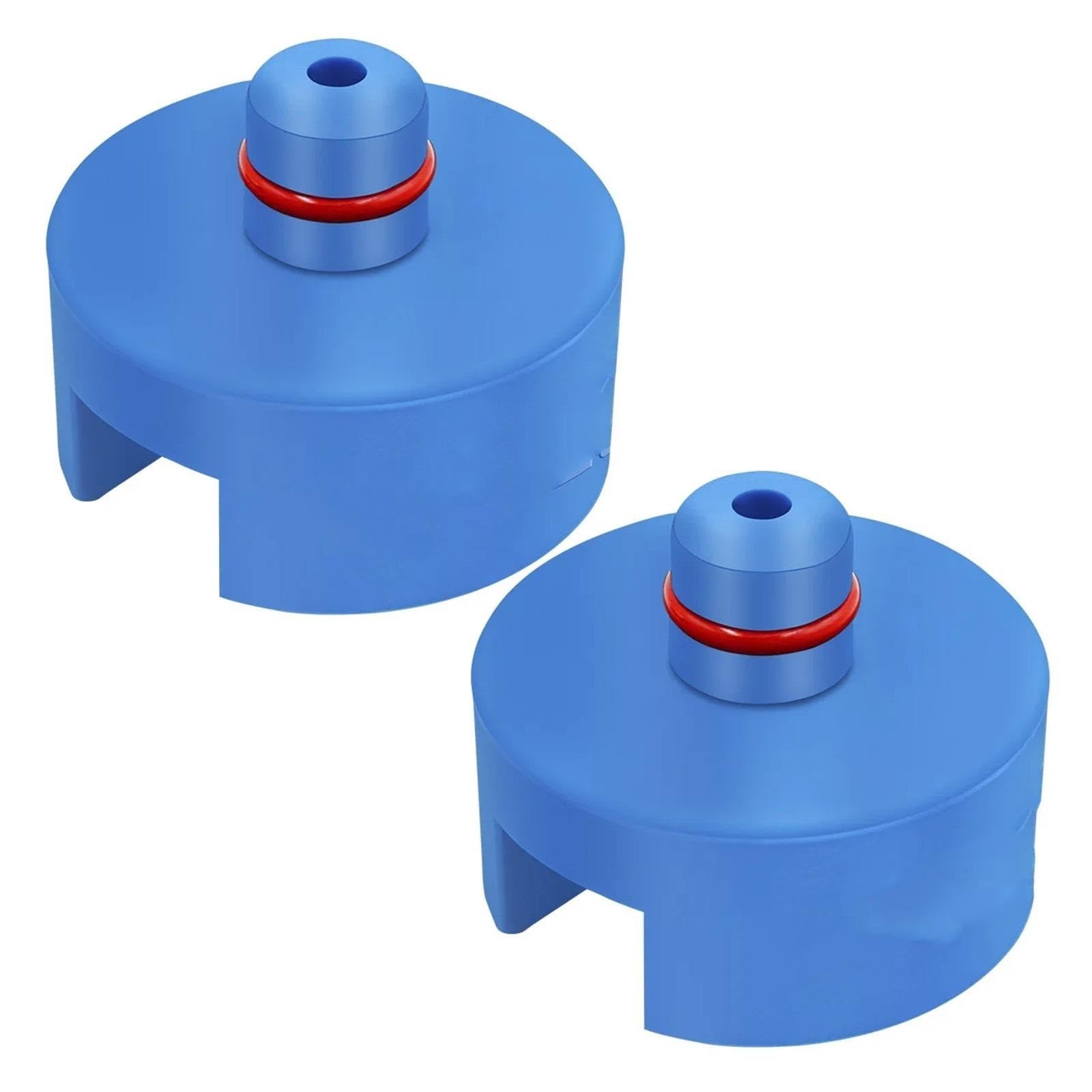 DEMULAX Adapterpucks mit Gummiauflage for Wagenheberständer passend for Wagenheberständer und Wagenheber, for Tesla, for Model 3 SXY, Model3 Wagenheber-Unterlage(2pcs Silicone Pad) von DEMULAX