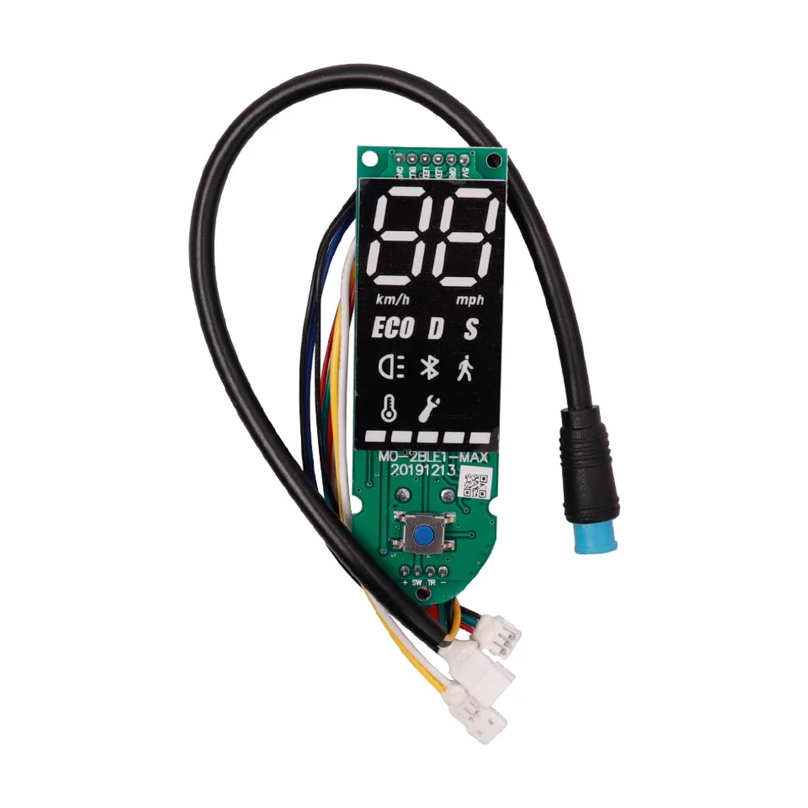 DEMULAX Armaturenbrett-Leiterplatte, for Segway, for Ninebot, for MAX G30 Elektroroller mit wasserdichtem Silikonschutz for den Armaturenbrett-Bildschirm Armaturenbrett für Elektroroller von DEMULAX