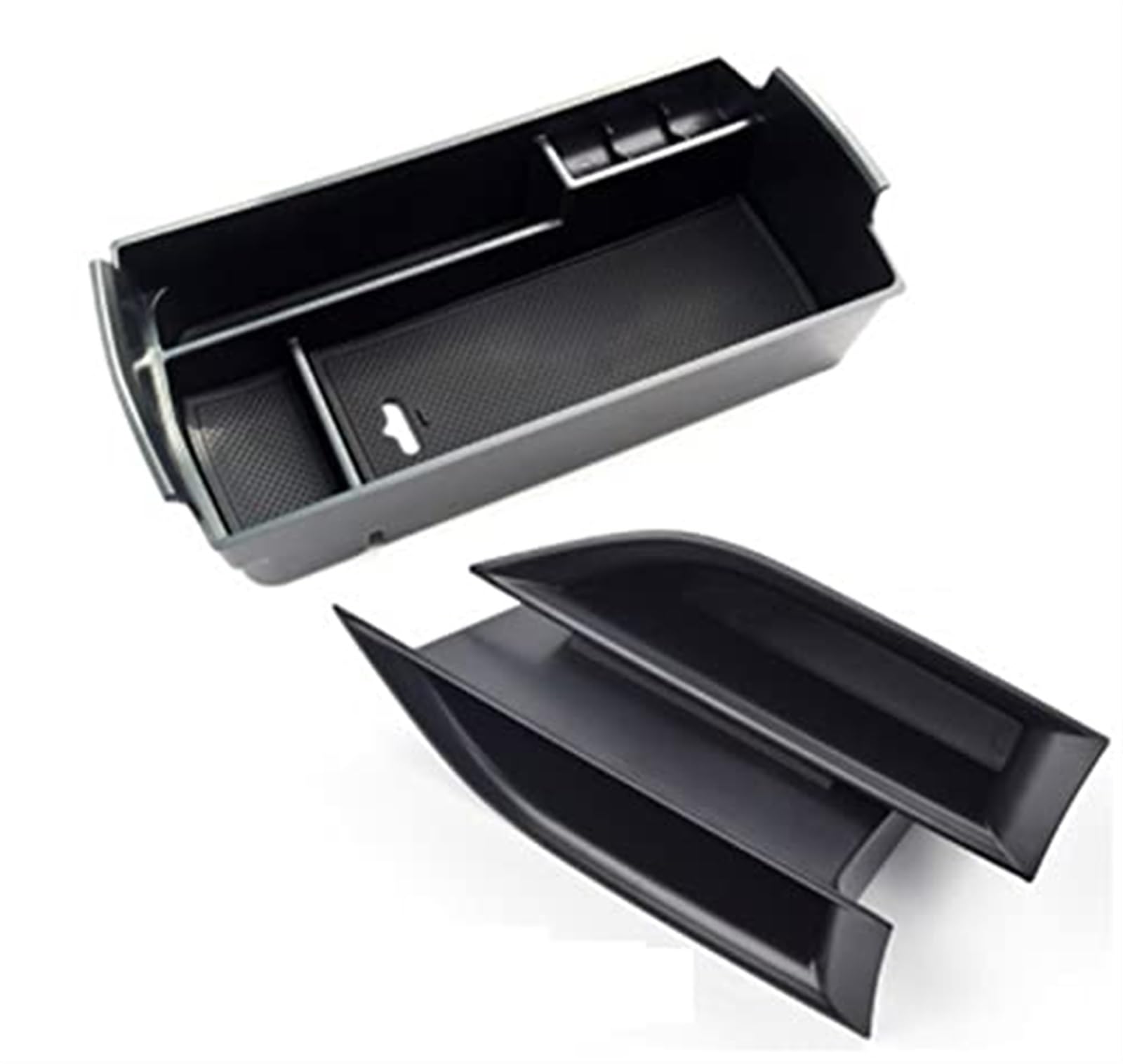 DEMULAX Auto-Armlehnenbox-Aufbewahrung, for Peugeot, 3008 3008GT 5008 2018 2019 2020 2021, Mittelkonsolen-Aufbewahrungsbox, Innenzubehör, Autotürgriff-Aufbewahrungsbox Aufbewahrungsbox für die Armlehn von DEMULAX