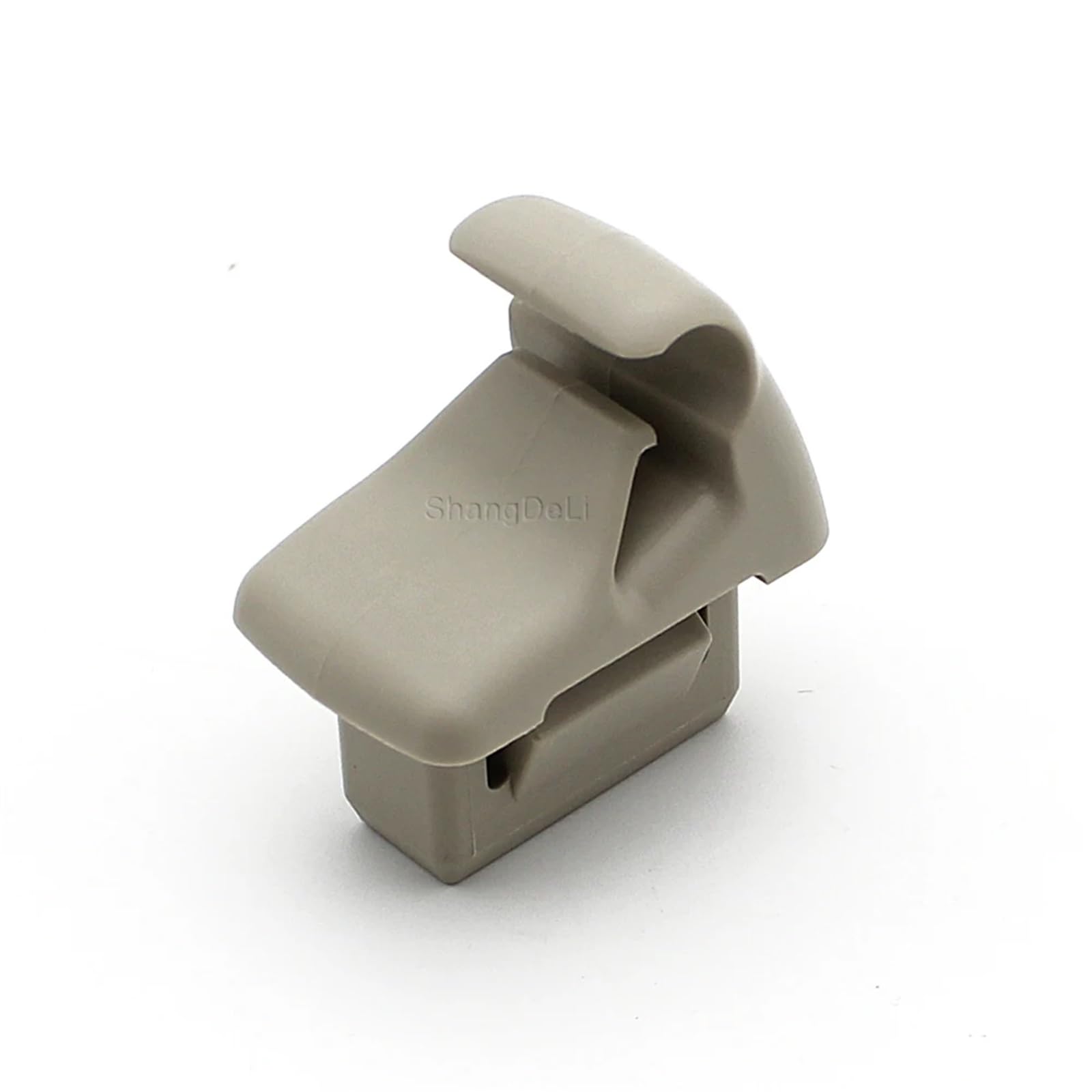 DEMULAX Auto Beige Innen Sonnenblende Clip Halter Haken Halterung Aufhänger, for Mitsubishi, Pajero Montero MK3 2000-2006 MR779704 MR779705 Auto-Sonnenblenden-Seitenschutz(Grey) von DEMULAX