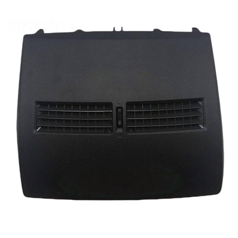 DEMULAX Auto-Front-Armaturenbrett, mittlerer Klimaanlagen-Entlüftungsauslass, dekorative Platten, for Nissan, for Tiida C11 2005–2011, Versa 2007–2012, Linkslenker Auto-Klimaanlagengitter(Black) von DEMULAX