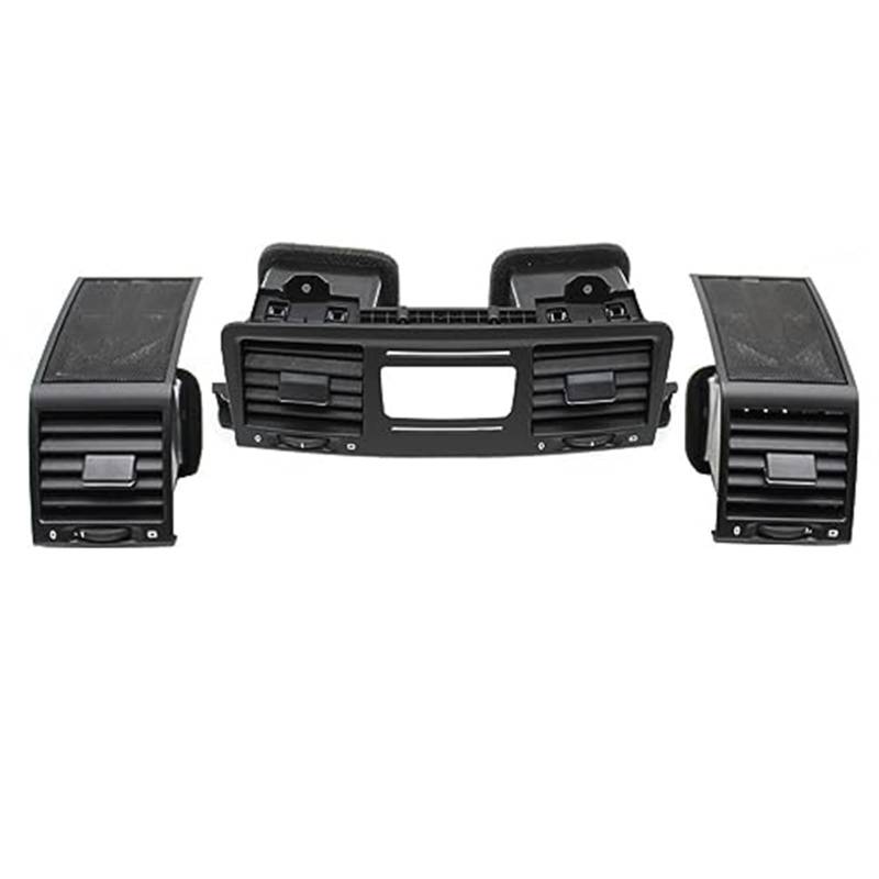 DEMULAX Auto-Front-Links-Rechts-Klimaanlage, AC-Entlüftungsauslass, Lautsprecherabdeckung, for, G-Klasse W463 2004–2018 A/C-Auslassgitter(BLACK B Front 3pcs set) von DEMULAX