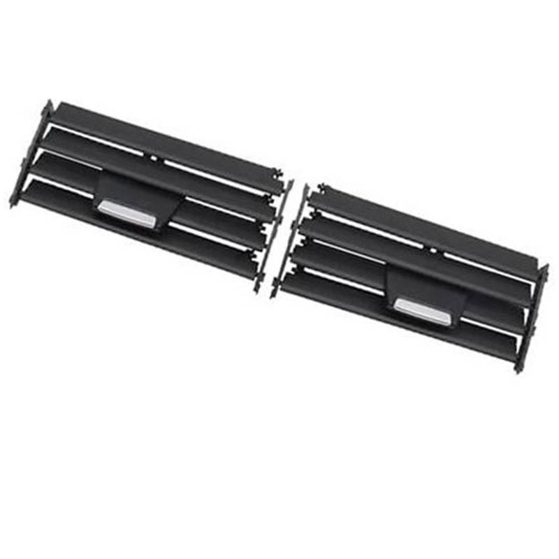 DEMULAX Auto-Front-Mittel-Luftentlüftungsauslassgitter A/C-Gleitclip, for, 1 2 3 4 Serie F20 F22 F30 F31 F32 F33 F36 Lüftungsgitter am Armaturenbrett(Black One Set) von DEMULAX