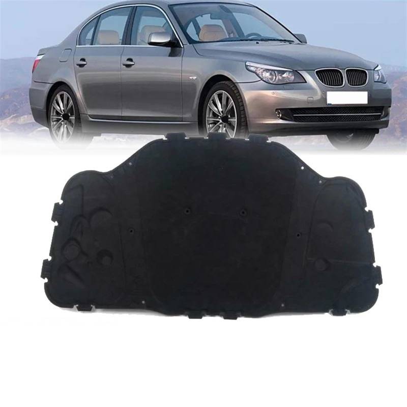 DEMULAX Auto-Front-Motorhauben-Isolierungs-Wattepad, for E60 E61 525i 528i 530i 51487148208, Schallwärme, schalldichte Wärmedämmmatte Motorhaube Wärmeisolierung von DEMULAX