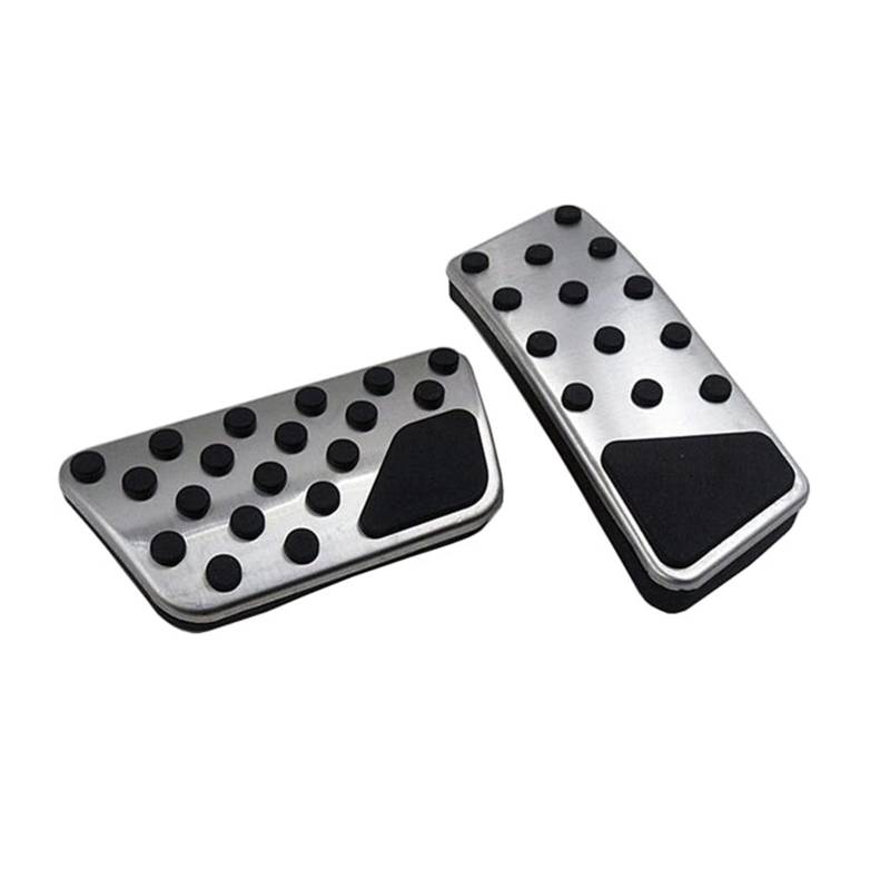 DEMULAX Auto Fußstütze Modifizierte Pedal Pad Platte, for Jeep, for Wrangler JK 2007 2008 2009 2010 2011 2012 2013 2014 2015 2016 2017 AT Pedal Auto-Pedalabdeckungen von DEMULAX