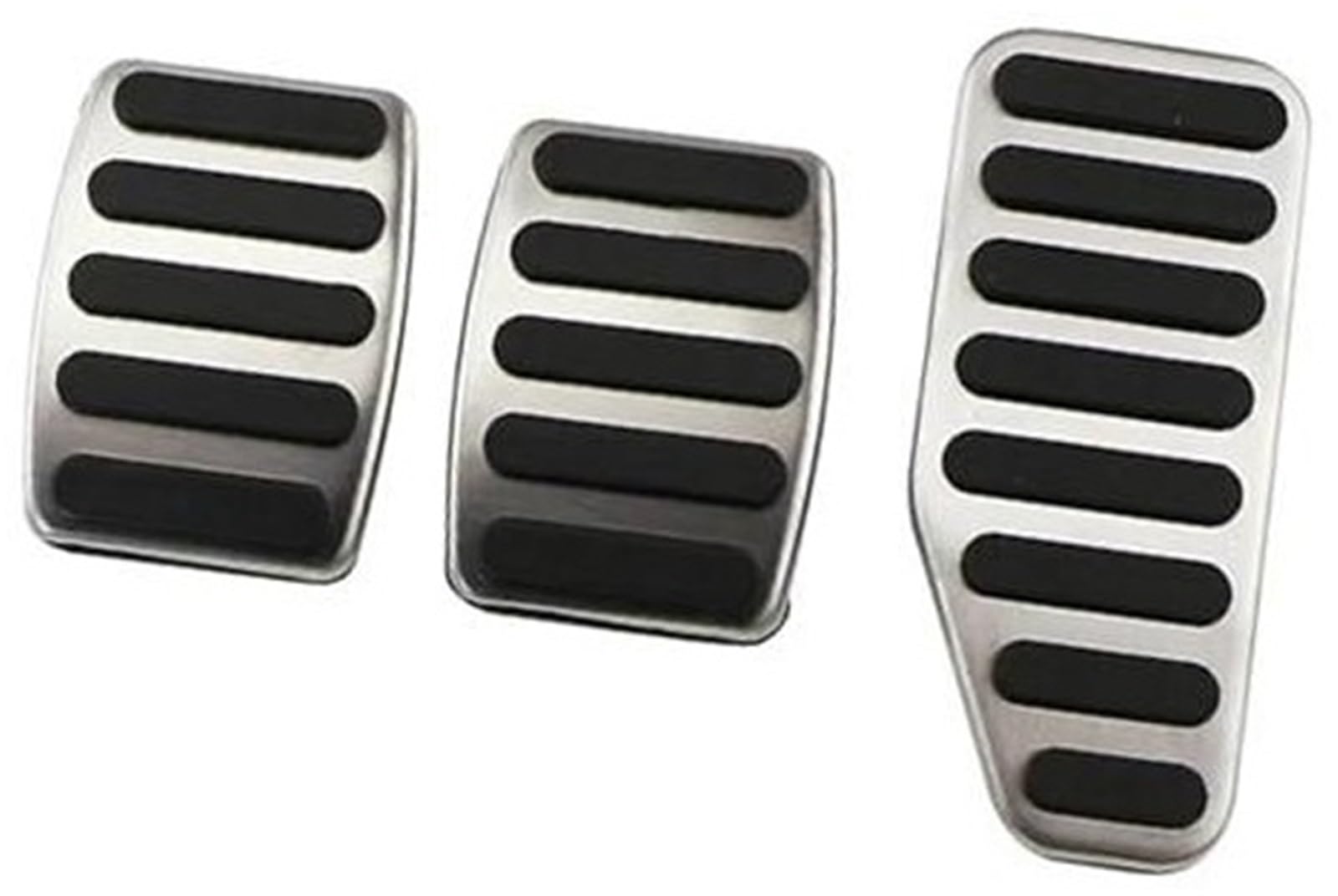 DEMULAX Auto-Gaspedal-Bremsfußpedalabdeckungen, for Jimny 2019+, for Jimny 2019–2020, Edelstahl-Zubehör Bremspedalabdeckung(Black MT Pedal) von DEMULAX