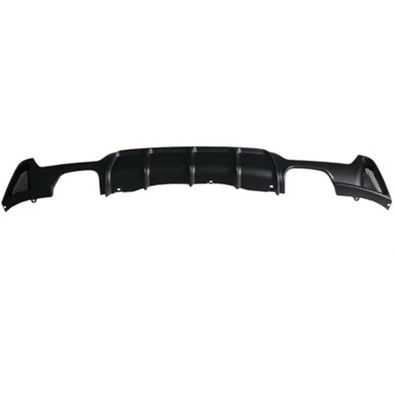 DEMULAX Auto Heckspoiler, for, for 4er, for F32 F33 F36 435i 2014-2020 Auto Heckstoßstange Auspuff Diffusorlippe Heckstoßstangenspoiler(Matte Black) von DEMULAX