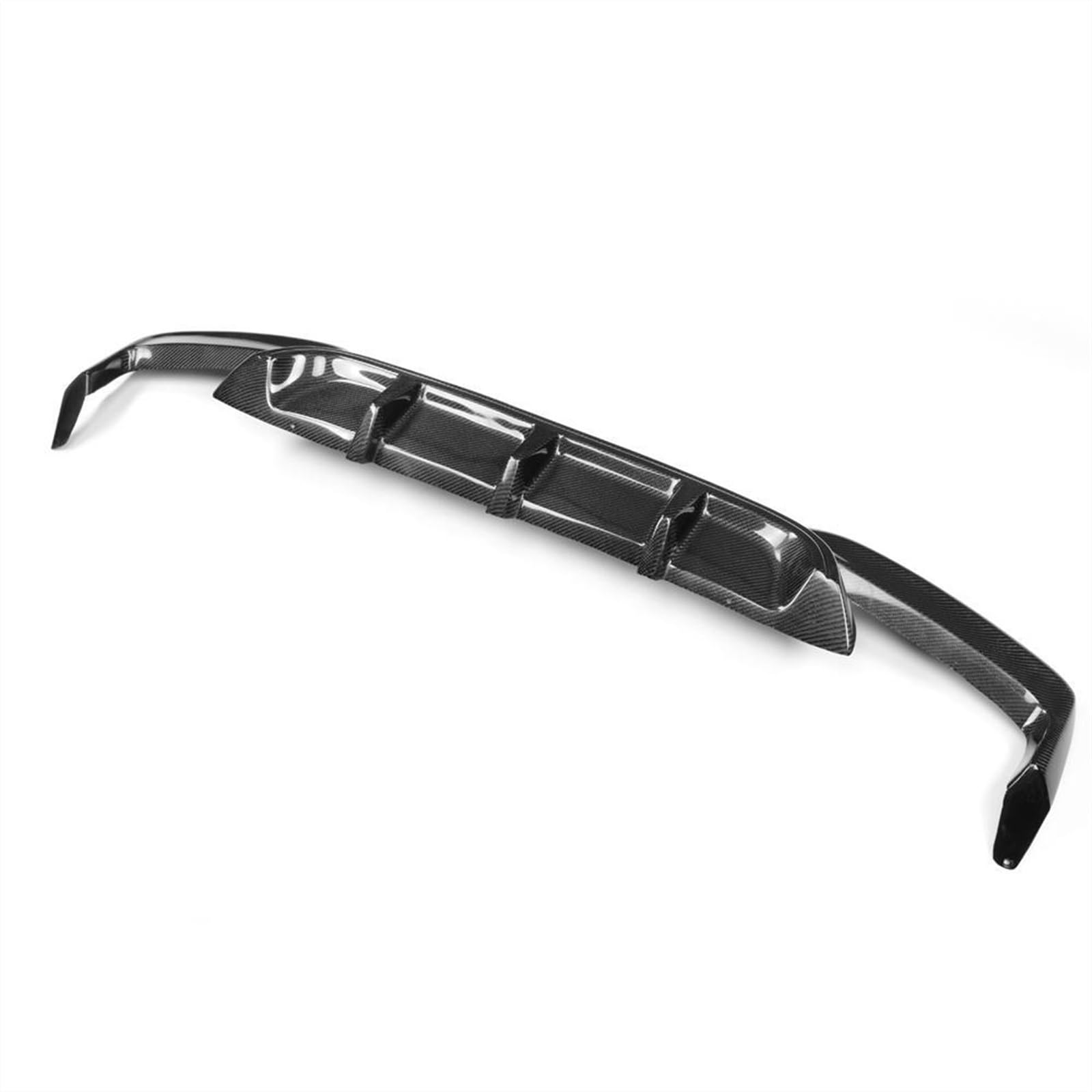 DEMULAX Auto-Heckstoßstangen-Diffusorlippe, for, for 6er F06 F12 F13 M Sport M6 2012–2016 Cabrio 640i 650i Heckdiffusorlippe aus Kohlefaser Fahrzeug-Heckspoiler von DEMULAX